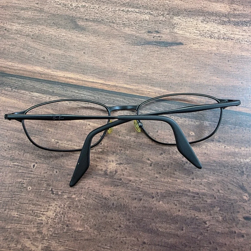 Ray-Ban Highstreet RB 3023 Black Oval Metal Eyeglasses Frames W2963 Italy